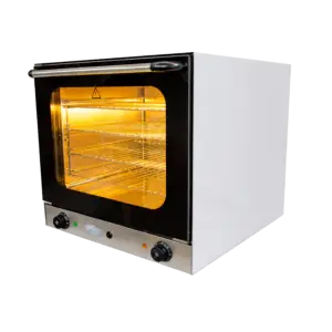 HORNO DE CONVECCIÓN HEB-4F ACERO INOXIDABLE