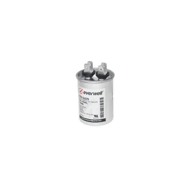 Produktbild von Everwell Kondensator 370V – Rundlauf & Doppellauf Für Klimakompressor & Ventilator, NEU